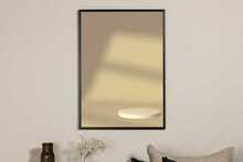 Plakat Venture Design Window light, 70 x 100 cm, kollane