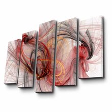 Dekoratiivne pilt lõuendil Wallity 5PATK-246, 105 x 70 cm, 5-osaline