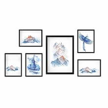 Pildid 6 tk komplektis Wallity SET011