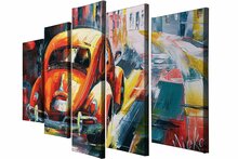 Dekoratiivne pilt lõuendil Wallity BC031, 105 x 70 cm, 5-osaline