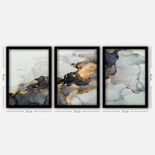 Kolmeosaline reproduktsioon Wallity Mioli Decor 3SC34, 35 x 45 cm