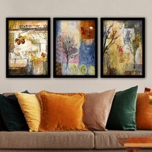 Seinadekoratsioon Wallity 3SC147, 35 x 45 cm, 3 osa