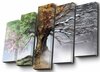 Viieosaline dekoratiivne lõuendipilt Wallity Mioli Decor 5PUC-042, 14 x 50 cm
