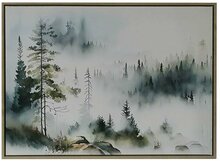 Seinapilt ART Home4you WALLY, 60 x 45 cm, udune mets