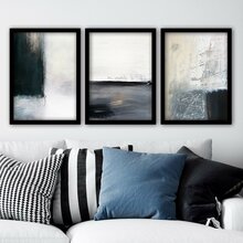 Kolmeosaline reproduktsioon Wallity 3SC59, 35 x 45 cm
