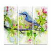 Kolmest osast koosnev reproduktsioon Wallity MDF2851893, 20 x 50 cm
