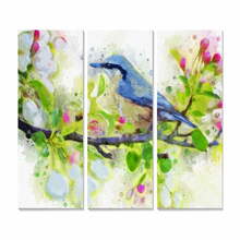 Kolmest osast koosnev reproduktsioon Wallity MDF2851893, 20 x 50 cm