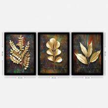 Kolmeosaline reproduktsioon Wallity Mioli Decor 3SC27, 35 x 45 cm