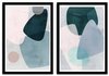 Kaheosaline dekoratiivne MDF raamiga pilt Wallity Mioli Decor 2PSCTCIZ-006, 36 x 51 cm