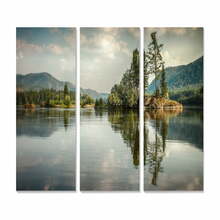 Kolmeosaline reproduktsioon Wallity MDF2411409, 20 x 50 cm