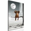 Reproduktsioon Artgeist Elephant and Moon DKNW0333XXL, 80 x 120 cm