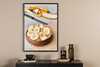 Plakat Venture Design Bananas, 30 x 40 cm, kollane