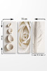 Seinakaunistus Wallity MDF0086, 20 x 50 cm, 3 osa