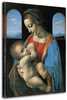 Reproduktsioon lõuendil Feeby Madonna litta - da vinci, 40 x 60 cm