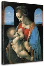 Reproduktsioon lõuendil Feeby Madonna litta - da vinci, 40 x 60 cm