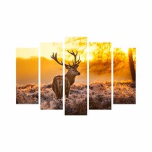 Viieosaline reproduktsioon Wallity 5NATPAT-18, 105 x 70 cm