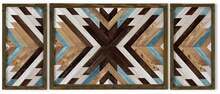 Kolmeosaline dekoratiivne raamitud MDF pilt Wallity Mioli Decor TAH038, 120 x 50 cm