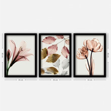 Kolmeosaline reproduktsioon Wallity 3SC194, 35 x 45 cm, 3 tk