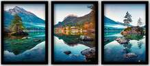 Kolmeosaline reproduktsioon Wallity 3SC108, 35 x 45 cm