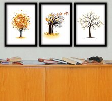 Seinadekoratsioon Wallity Mioli Decor 3SC149, 35 x 45 cm, 3 osa