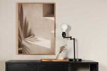 Plakat Venture Design Sun Stripes, 50 x 70 cm, beež