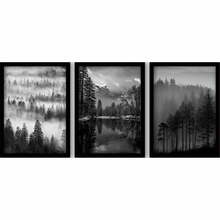 Kolmeosaline reproduktsioon Wallity 3SC07, 35 x 45 cm, 3 tk