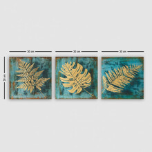 Kolmeosaline reproduktsioon Wallity 3P5777, 30 x 30 cm