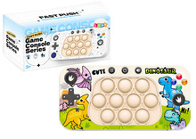 Lean Toys Pop It mängukonsool dinosaarusteemaga, 4 mängurežiimi