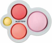 Nattou POP IT, silikoon, roosa