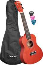 Kontsertukulele Cascha CUC102, punane