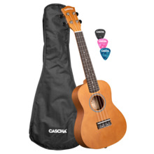 Kontsertukulele Cascha Linden CUC100, pruun