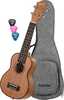 Sopran ukulele vasakukäelistele Cascha Mahogany HH 2026L