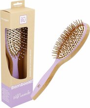 Juuksehari Ilū Bamboom Medium Oval Wild Lavender, lilla, 1 tk