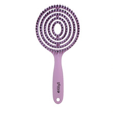 Ovaalne juuksehari Killys Ovalo Flexi Hair Brush, roosa