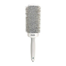 Juuksehari Olivia Garden Expert Blowout Speed Wavy Bristles, 55 mm, valge/hall, 1 tk