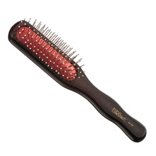 Ümmargune juuksehari Eurostil Bellows Ball Straight Brush, 1 tk