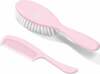 Beebiharja ja kammide komplekt BabyOno 569/03, roosa, 1 tk