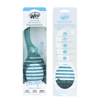 Juuksehari Wet Brush Shower Detangler, Teal Glitter, 1 tk