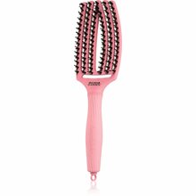 Juuksehari Olivia Garden Fingerbrush Boar & Nylon, Soft Pink, 1 tk