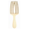 Juuksehari lastele Olivia Garden Finger Brush Mini Kids, kollane, 1 tk
