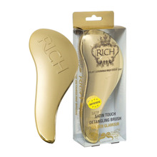 Juuksehari RICH Satin Touch Detangling Brush Golden Metallic, 1 tk
