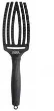 Juuksehari Olivia Garden Fingerbrush Combo, Medium, must, 1 tk