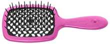 Juuksehari Janeke Small Superbrush, fuksia/must