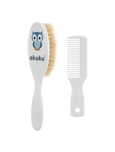 Juuksehari ja kamm Akuku A0307, valge