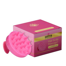 Peanaha massaažihari Sattva Ayurveda Hair Scalp Massager, roosa, 1 tk