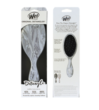 Juuksehari Wet Brush Original Detangler Metallic Marble Silver