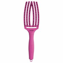 Juuksehari Olivia Garden Fingerbrush Hot Pink, Medium, 1 tk
