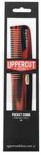 Juuksekamm Uppercut Deluxe Pocket Comb CT5 Tortoise Shell, 1 tk