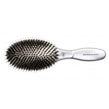 Juuksehari Olivia Garden Expert Care Oval, hõbe, 1 tk