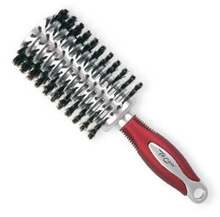 Juuksehari Top Choice Modeling Brush 6563138, hõbe/punane